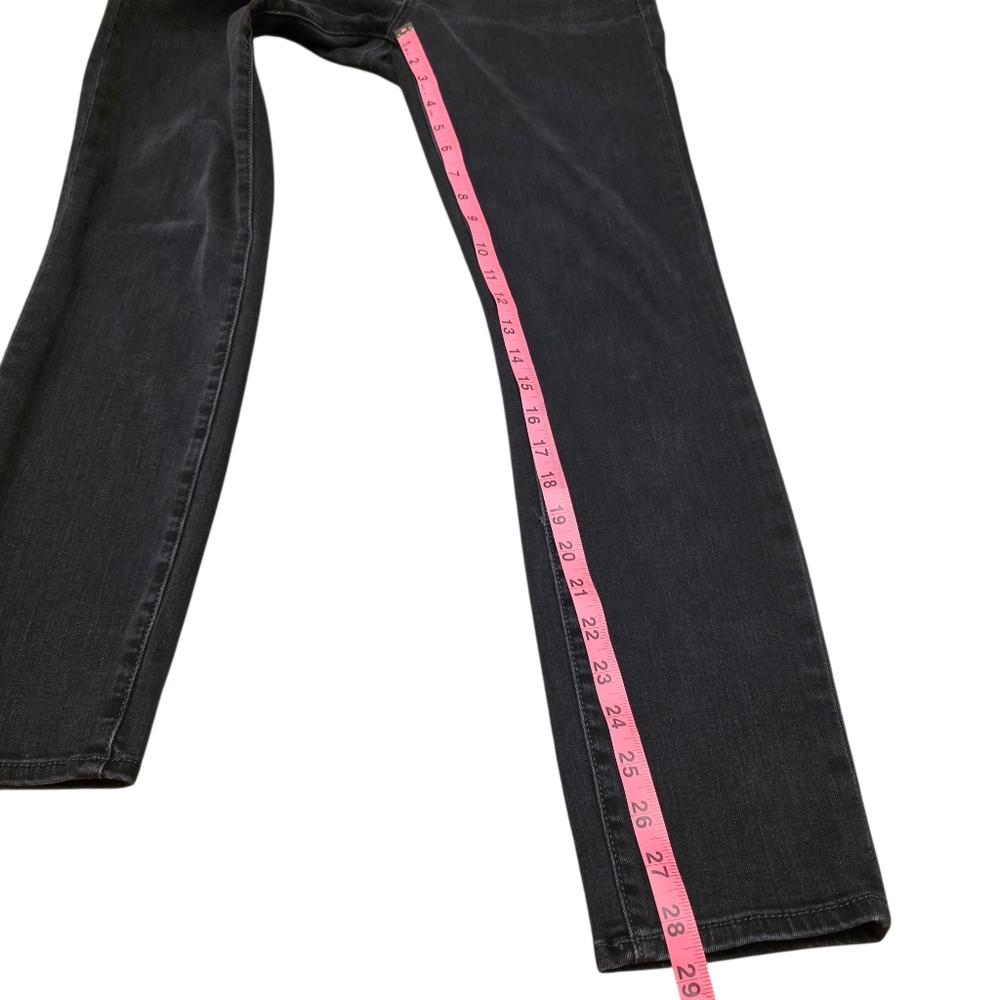 Pilcro And The Letterpress The Stet  Skinny Black Jeans Size 27 - Picture 9 of 11